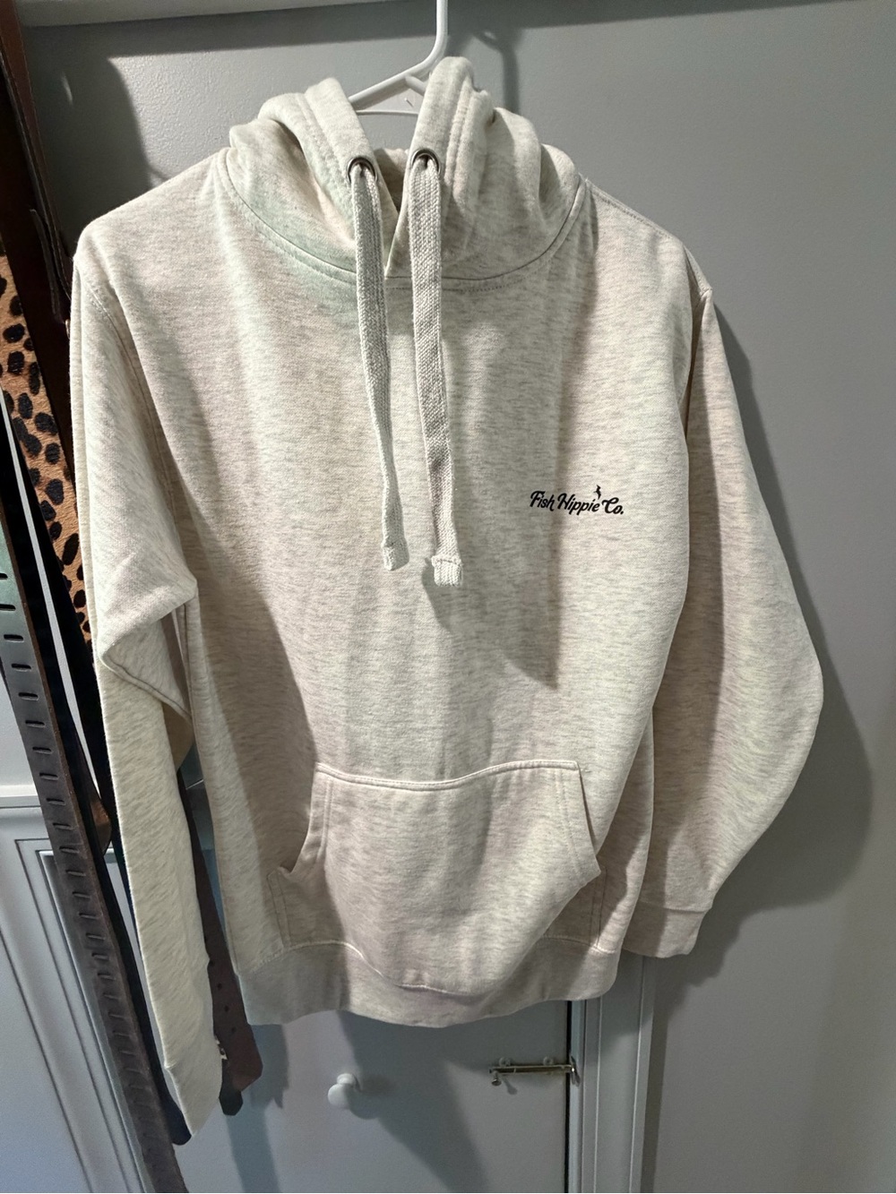 Fish Hippie Co. Cream Pullover Hoodie